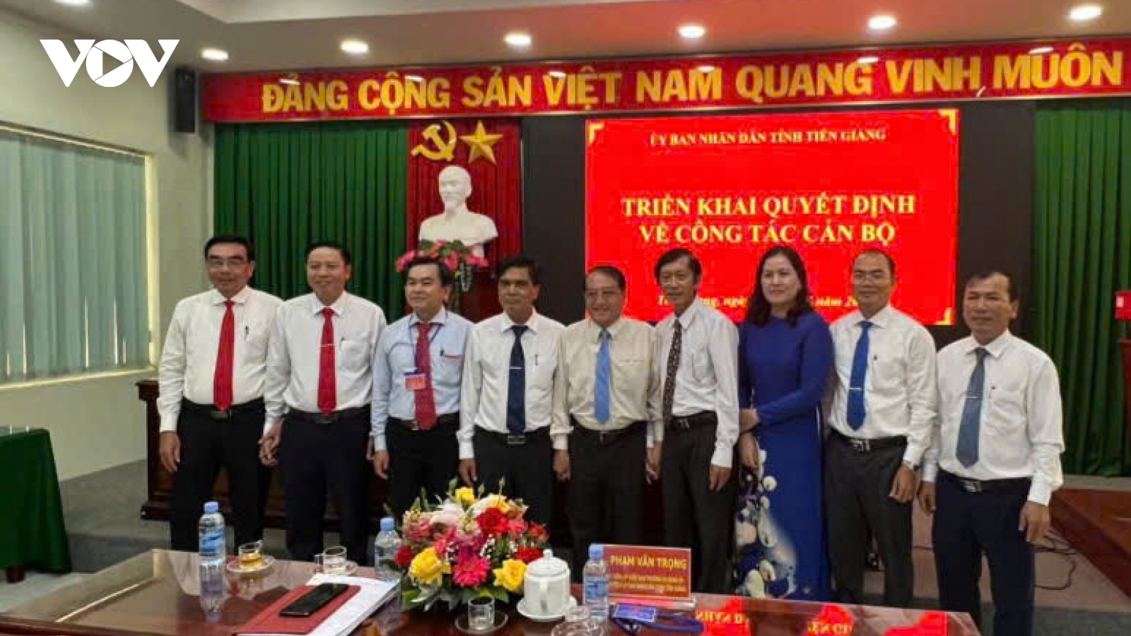 23 cán bộ lãnh đạo ở tỉnh Tiền Giang được nghỉ hưu trước khi nhập tỉnh
